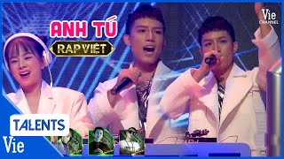 ANH TÚ gây sốt với vai trò ca sĩ của RAP VIỆT, hỗ trợ các rapper cháy hết mình