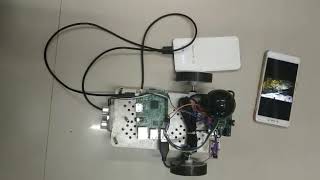 Security patrolling robot using rasperry pi