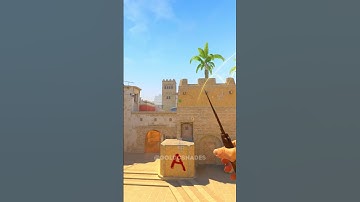QUICK AND EASY A SITE SMOKES MIRAGE #shorts #cs2