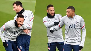 Neymar & Messi Crazy Skills Show With New Psg Shirt