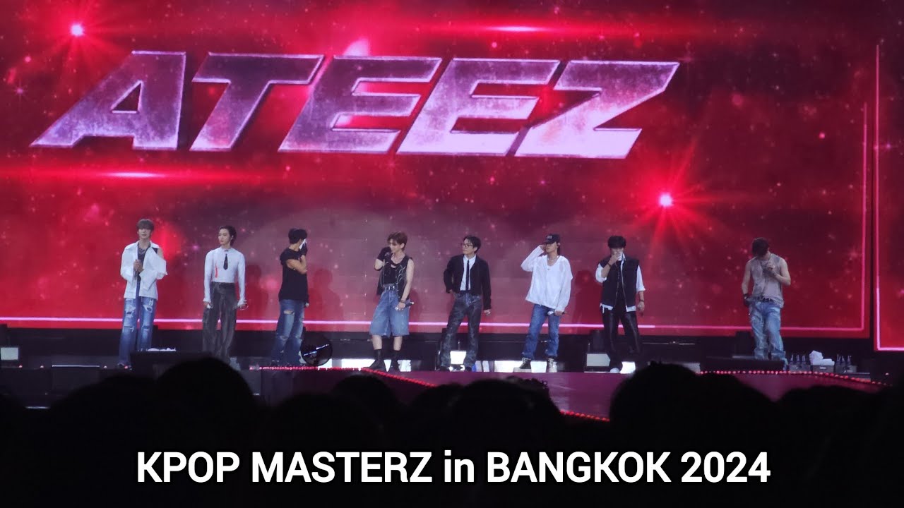 ATEEZ - WORK + SAY MY NAME [KPOP MASTERZ in BANGKOK 2024 241006]