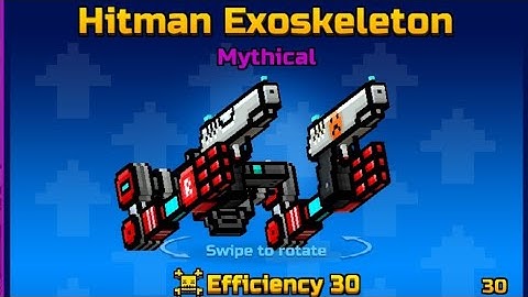 PIXEL GUN 3D | HITMAN EXOSKELETON | REVIEW