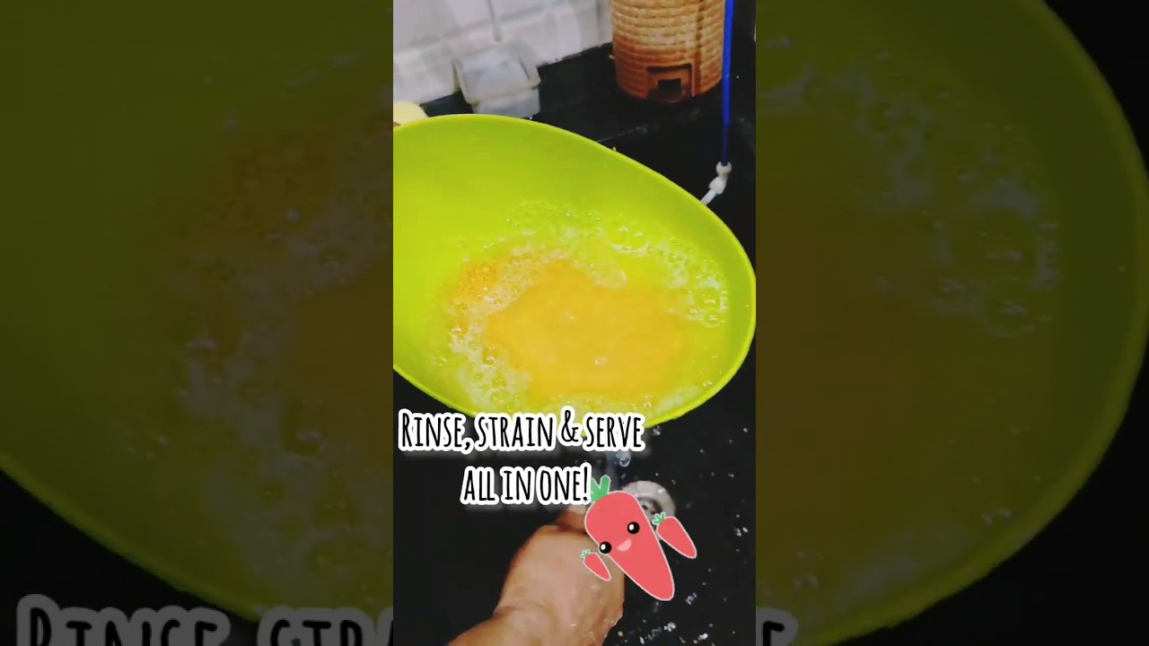 Clazkit Strainer Bowl 🥗 | Quick & Easy Food Washing Hack! 