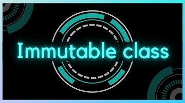 Immutable Class | detailed notes for java | how to create steps | important Q&A