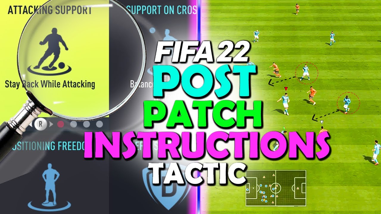 DO THIS TO YOUR PLAYER INSTRUCTIONS POST PATCH IN FIFA 22! POST PATCH CUSTOM TACTICS | FIFA 22