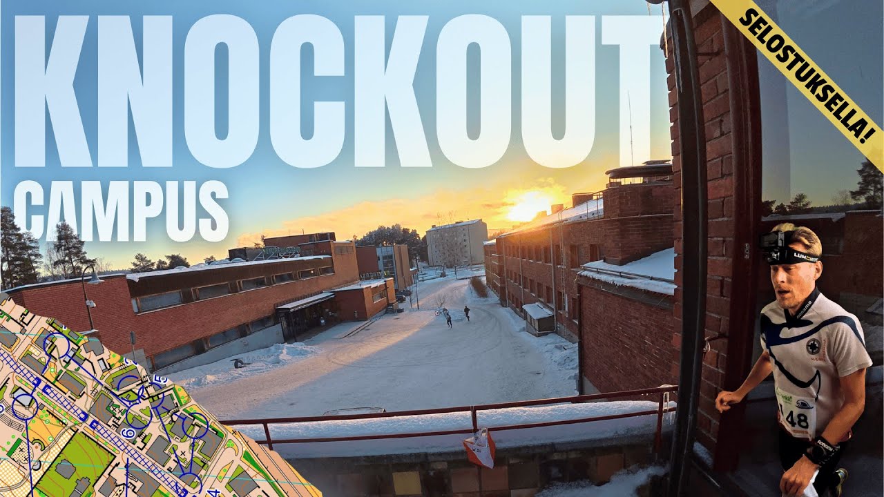 🗺️🏠Knockout - Kampus - Selostuksella! | 📹Suunnistus