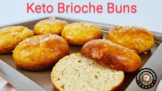 HOW TO MAKE KETO BRIOCHE BUNS  BUTTERY SOFT & SO GOOD !