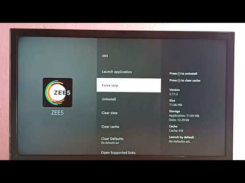 Amazon Fire TV Stick : How to Force Stop ZEE5 App
