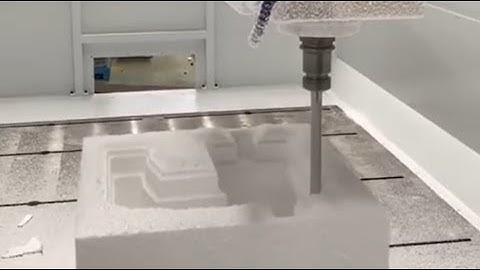 Professional CNC EPS lost foam mold milling machine #foammold #foammodels #lostfoam #moldmaker