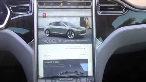 Tesla Model S Review by Owner   Part 3   17  Infotainment Touch Screen