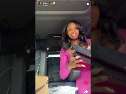Coco Jones Amazon Haul via Snapchat 11.13.2023