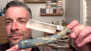 Straight Razor shave with a Drew Dick, AKA (￼The Van Gogh)