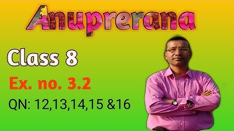 #©Class 8 math.Ex.3.2 |Chapter 3. NCERT math. Easy solutions and explanation in assamese.