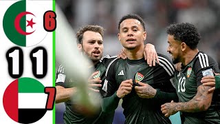 Algeria vs United Arab Emirates 1-1 (All Penalties) Match Goals & Highlights || QF || Arab Cup 2025