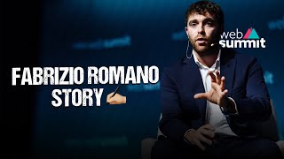 🚀 FABRIZIO ROMANO STORY: TRANSFERS TALK AT @websummit