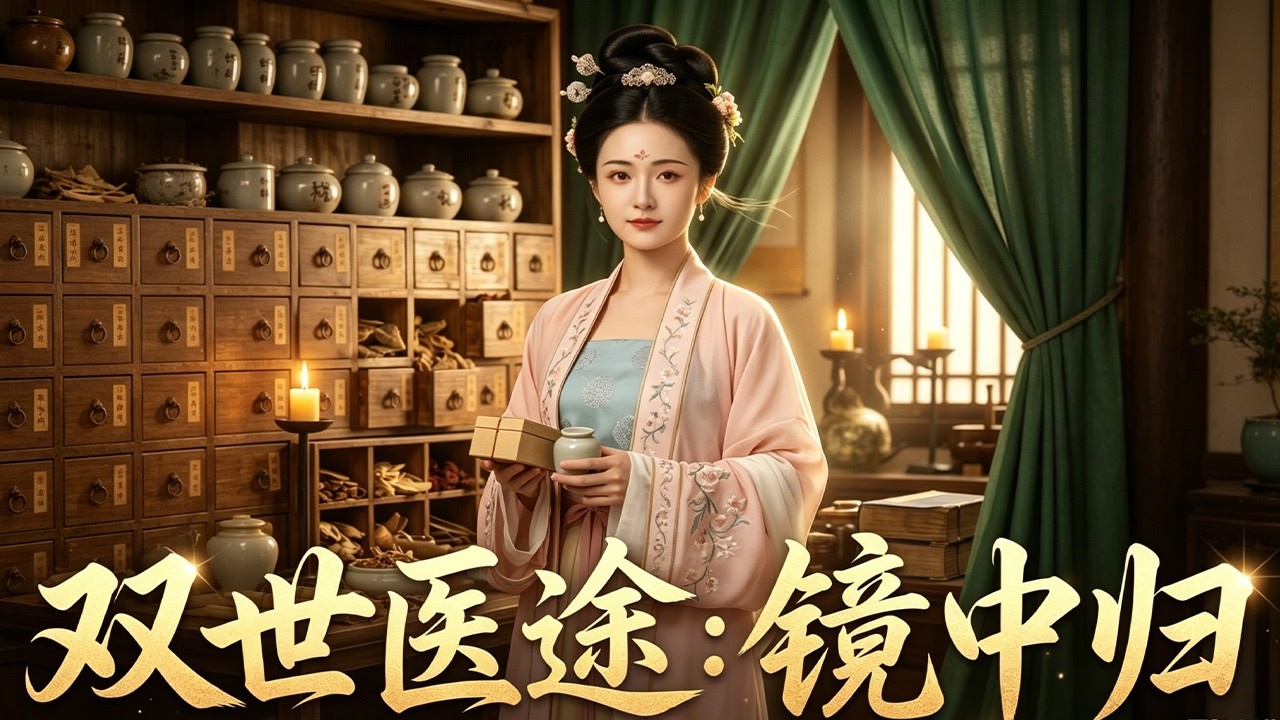 【全網熱劇】《双世医途：镜中归》社区女医被祖传古镜卷入架空王朝，用现代医术救太子获赐济世堂，打破药王会垄断，斩断现代渣男纠缠，扶持底层女子学医。#嘎嘎乐#穿越#医术#女强