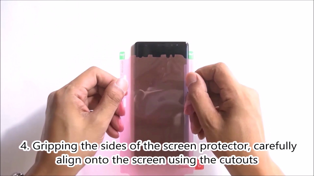 Ringke Invisible Defender Screen Protector Installation for Galaxy Note ...