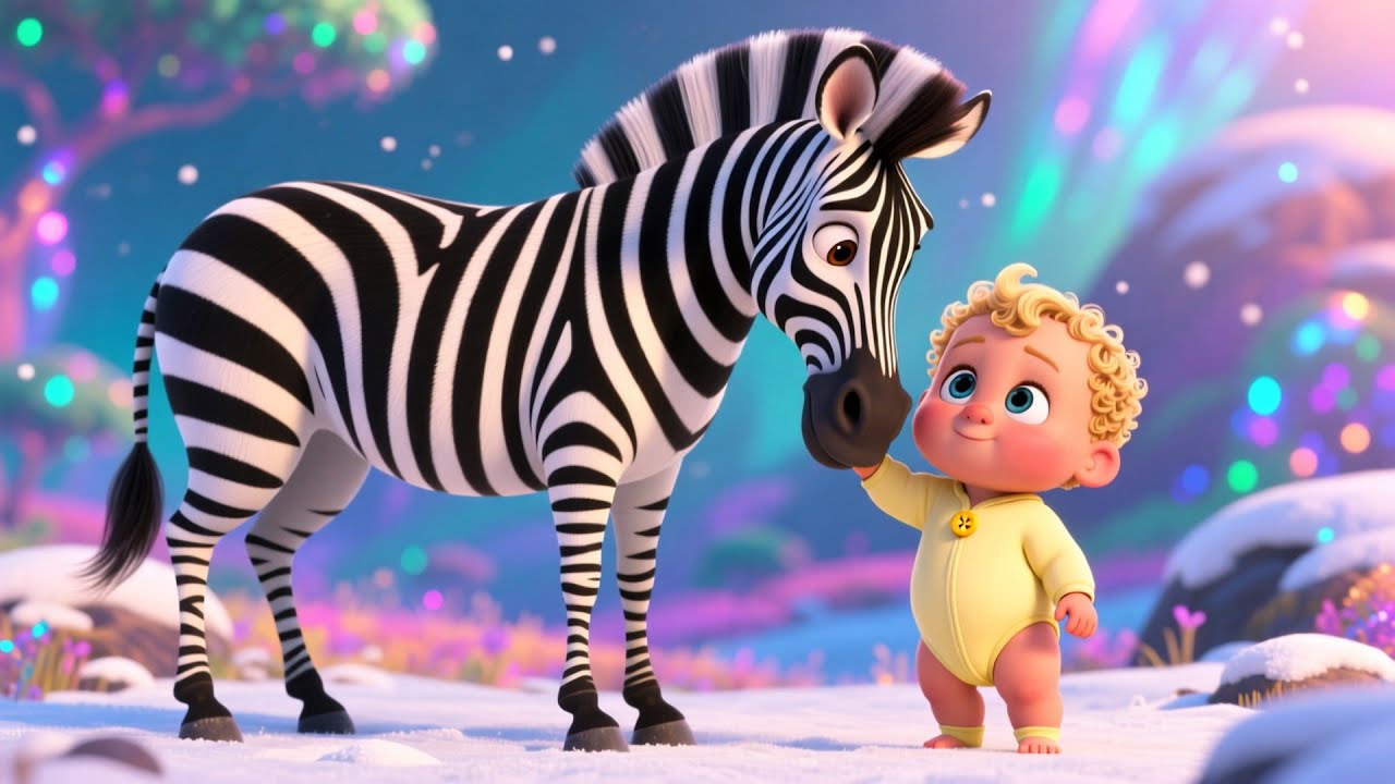 Little Baby Zebra Ride 🦓🎠 | Fun Learning for Kids | Preschool Adventure Video