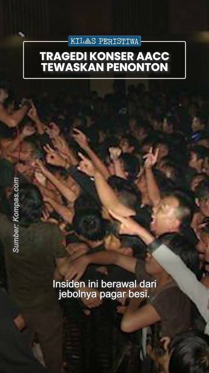 Kilas Peristiwa: Mengenang Insiden Konser Musik AACC Bandung, Penonton Terinjak-injak hingga Tewas