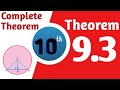 10 class math unit 9 theorem 3 complete || class 10 math theorem 9.3 complete