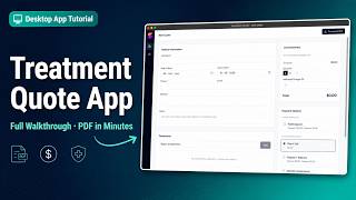 Treatment Quote App Tutorial - Step by Step for Beginners (Electron, React.js Desktop App)