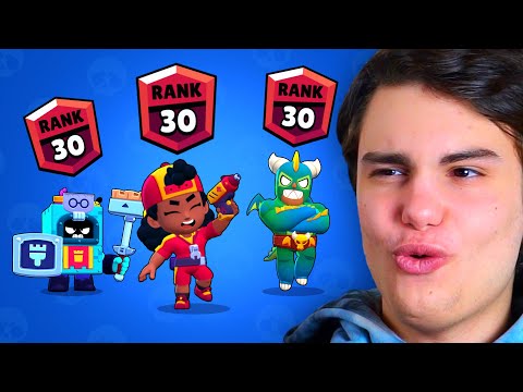 სამი RANK 30 ბრაულერი ერთ ვიდეოში! - Brawl Stars