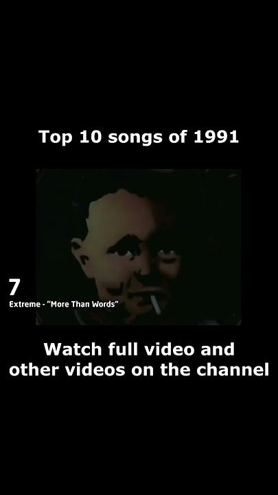 Top 10 songs of 1991