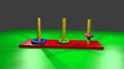 torre de hanoi en blender