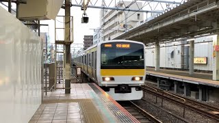 231系500番台A542編成中央•総武線各駅停車千葉行き(1886B)が吉祥寺駅2番線に到着