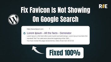 Fix WordPress Favicon Is Not Showing On Google Search | 5 Minutes Tutorial | Urdu/Hindi