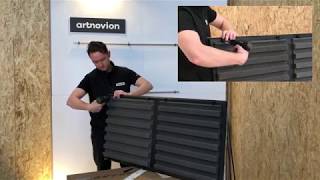 Artnovion | FixArt Tube, Double Horizontal Installation