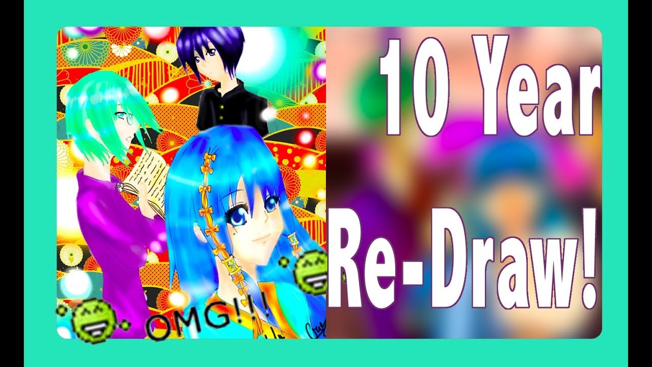 Draw This Again- 10 YEARS! Anime Trio