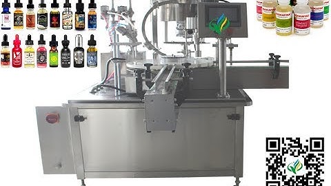 10ml E juice single head filler e-liquid bottles filling stoppering capping 3 in 1 machine