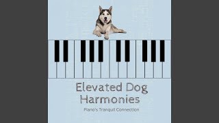 Elevated Canine Echoes: Piano's Serenading Harmony