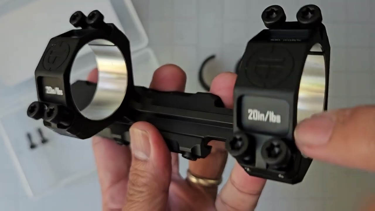 DISCOVERYOPT Multi-Compatible Cantilever Scope Mounts One-Piece 0MOA 30MM/34MM for Picatinny Rail