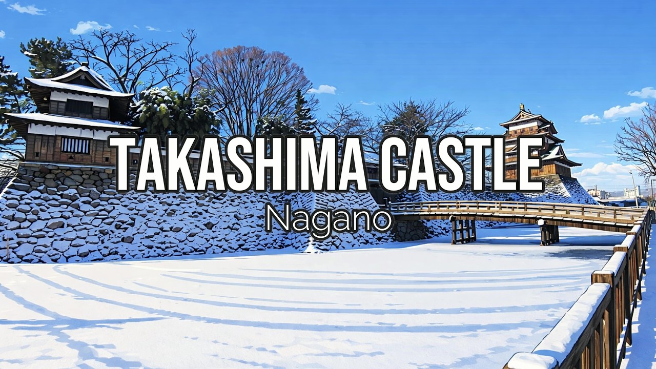 【4K】Takashima Castle (Nagano) / 高島城 (長野)