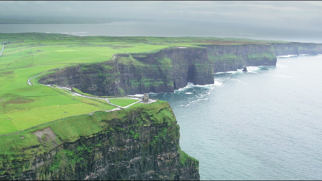 Grass Covered Cliff.