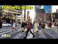 Rush Hour in Toronto's Financial District - Downtown Ride  (Oct 2021)