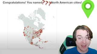 Can I Name 1000 North American Cities In 30 Minutes?