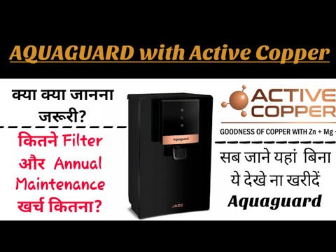 Aquaguard with Active Copper RO,UV Water Purifier|Maintenance cost ...