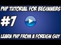 PHP Tutorial for Beginners - #7 - While, Do-While, For, Break, Continue, Exit & Die statements