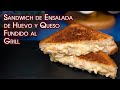 Sandwich de Ensalada de Huevo y Queso Fundido a la Plancha