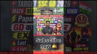 Marathon class SSC-GD 2026 #ssc #motivation #maths #punjabpoliceadmitcard #education #aspir #sscexam