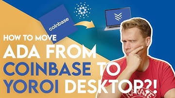 How To Move Cardano ADA From Coinbase To Yoroi Wallet Desktop