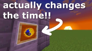 How to Make A Clock that CHANGES TIME! using commands