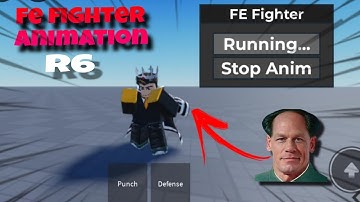 Roblox FE Fighter Animation Script | R6