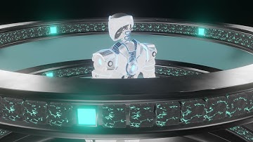 Blender - Sci Fi Robot Scene
