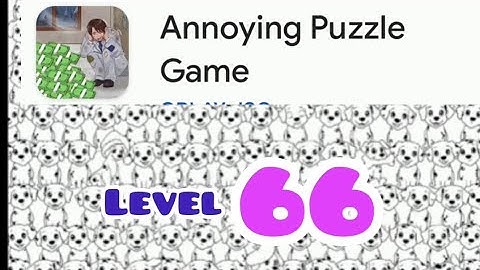 Annoying puzzle game level66 Finding 20 different dogs in picture #trending#youtubevideo #games