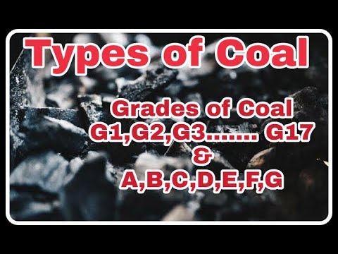 Types Of Coal | Grades Of Coal | Anthracite Coal | Bituminous Coal | Peat Coal | Lignite