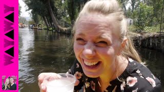 The Water Canals Of Mexico City (Xochimilco) - Travel Couple VLOG #329